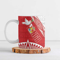 Fiji and Tonga Rugby Ceramic Mug Flying Fijians Ikale Tahi Together Pacific - Polynesian Pride