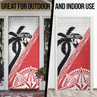 Fiji and Tonga Rugby Custom Door Cover Flying Fijians Ikale Tahi Together Pacific - Polynesian Pride