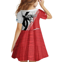 Fiji and Tonga Rugby Custom Family Matching Off Shoulder Maxi Dress and Hawaiian Shirt Flying Fijians Ikale Tahi Together Pacific - Polynesian Pride