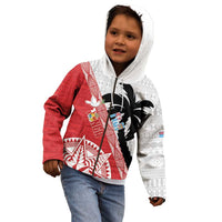 Fiji and Tonga Rugby Custom Kid Hoodie Flying Fijians Ikale Tahi Together Pacific - Polynesian Pride