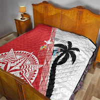 Fiji and Tonga Rugby Custom Quilt Flying Fijians Ikale Tahi Together Pacific - Polynesian Pride