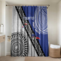 Fiji an Samoa Rugby Custom Bathroom Set Flying Fijians Manu Samoa Together Pacific - Polynesian Pride