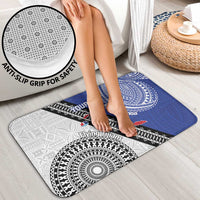 Fiji an Samoa Rugby Custom Bathroom Set Flying Fijians Manu Samoa Together Pacific - Polynesian Pride