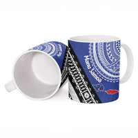 Fiji an Samoa Rugby Ceramic Mug Flying Fijians Manu Samoa Together Pacific - Polynesian Pride