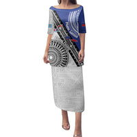 Fiji an Samoa Rugby Custom Family Matching Puletasi and Hawaiian Shirt Flying Fijians Manu Samoa Together Pacific - Polynesian Pride