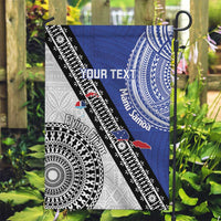 Fiji an Samoa Rugby Custom Garden Flag Flying Fijians Manu Samoa Together Pacific - Polynesian Pride