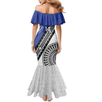 Fiji an Samoa Rugby Custom Mermaid Dress Flying Fijians Manu Samoa Together Pacific - Polynesian Pride