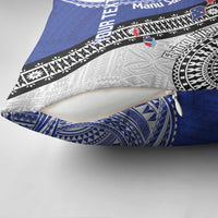 Fiji an Samoa Rugby Custom Pillow Cover Flying Fijians Manu Samoa Together Pacific LT14 - Polynesian Pride