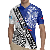Fiji an Samoa Rugby Custom Rugby Jersey Flying Fijians Manu Samoa Together Pacific - Polynesian Pride