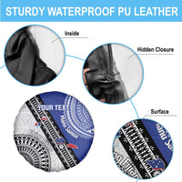 Fiji an Samoa Rugby Custom Spare Tire Cover Flying Fijians Manu Samoa Together Pacific - Polynesian Pride