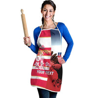 USA and Japan Rugby Custom Apron Eagles Brave Blossoms Together Pacific - Polynesian Pride