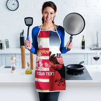 USA and Japan Rugby Custom Apron Eagles Brave Blossoms Together Pacific - Polynesian Pride