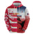 USA and Japan Rugby Custom Hoodie Eagles Brave Blossoms Together Pacific - Polynesian Pride