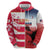 USA and Japan Rugby Custom Hoodie Eagles Brave Blossoms Together Pacific - Polynesian Pride
