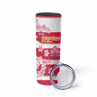 USA and Japan Rugby Skinny Tumbler Eagles Brave Blossoms Together Pacific - Polynesian Pride