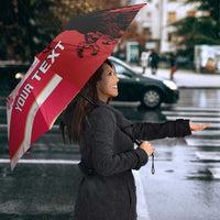 USA and Japan Rugby Custom Umbrella Eagles Brave Blossoms Together Pacific - Polynesian Pride