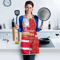 Canada and Japan Rugby Custom Apron Canucks Brave Blossoms Together Pacific - Polynesian Pride