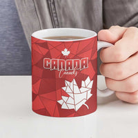 Canada and Japan Rugby Ceramic Mug Canucks Brave Blossoms Together Pacific - Polynesian Pride