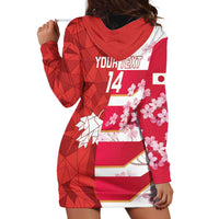Canada and Japan Rugby Custom Hoodie Dress Canucks Brave Blossoms Together Pacific - Polynesian Pride