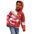 Canada and Japan Rugby Custom Kid Hoodie Canucks Brave Blossoms Together Pacific - Polynesian Pride