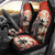 Samurai Warrior Japan Car Seat Cover Red-blossomed Tree Classic Japanese Stylized - Polynesian Pride