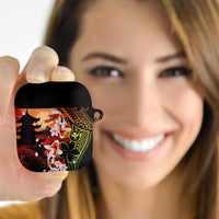 Hawaiian and Japanese AirPods Case Koi Fish With Kanaka Polynesian Tattoo - Polynesian Pride