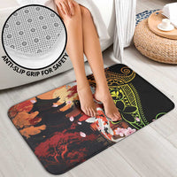 Hawaiian and Japanese Bathroom Set Koi Fish With Kanaka Polynesian Tattoo - Polynesian Pride