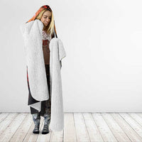 Hawaiian and Japanese Hooded Blanket Koi Fish With Kanaka Polynesian Tattoo - Polynesian Pride