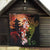 Hawaiian and Japanese Quilt Koi Fish With Kanaka Polynesian Tattoo - Polynesian Pride