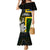 Personalised South Sea Islanders Mermaid Dress Kanakas With New Caledonia Coat Of Arms LT14 Women Black - Polynesian Pride