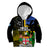 Personalised South Sea Islanders Kid Hoodie Kanakas With Fiji Coat Of Arms LT14 Hoodie Black - Polynesian Pride