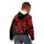 Polynesia Kid Hoodie Fish Hook Tattoo Go Fishing Polynesian Pattern Red LT14 - Polynesian Pride