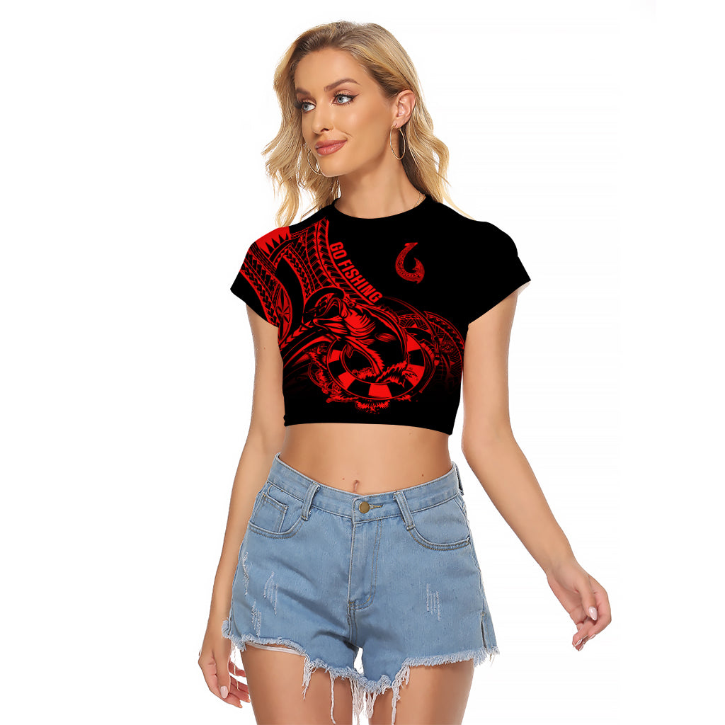 polynesia-raglan-cropped-t-shirt-fish-hook-tattoo-go-fishing-polynesian-pattern-red