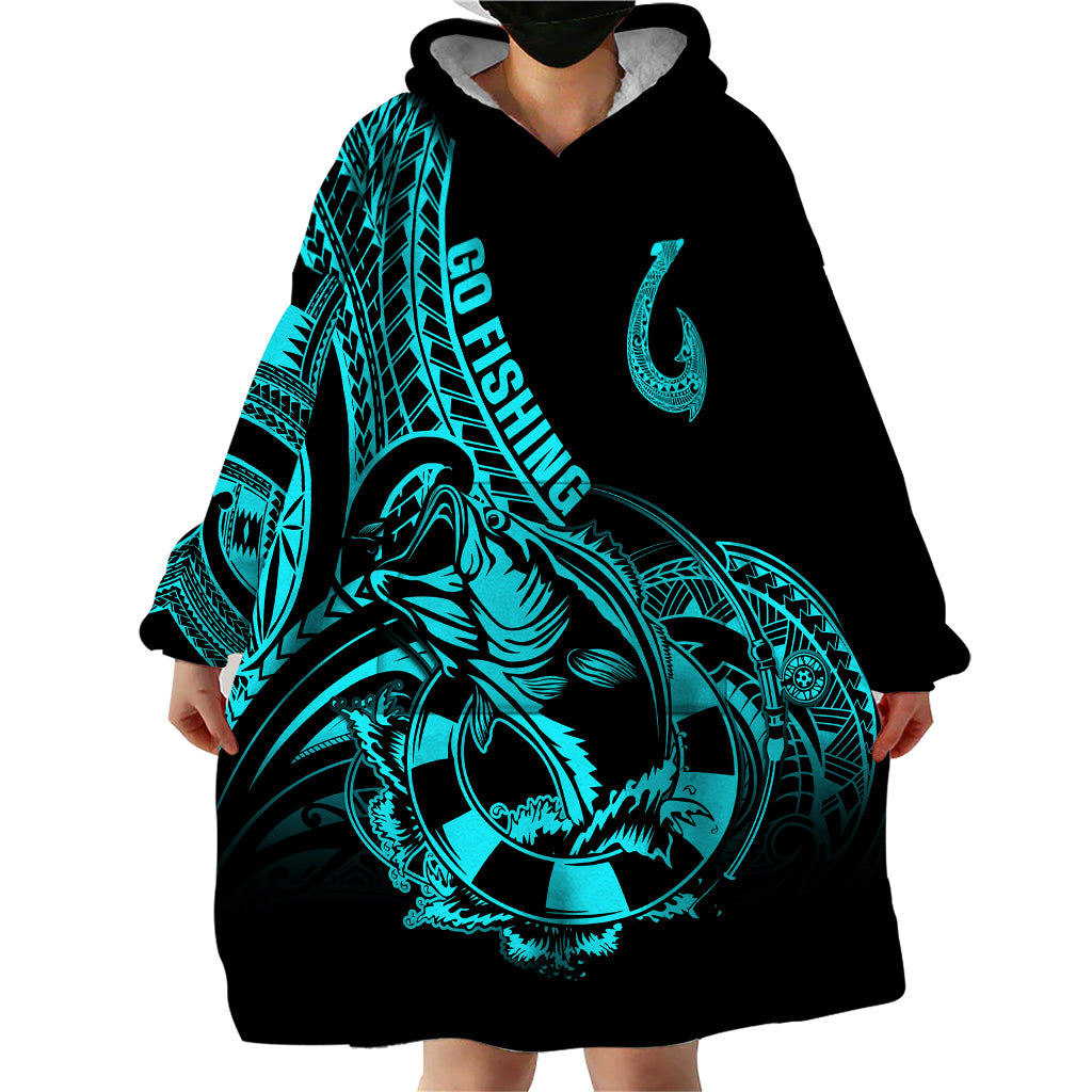 polynesia-wearable-blanket-hoodie-fish-hook-tattoo-go-fishing-polynesian-pattern-turquosie