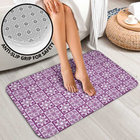 Poni Palaka Quilt Hawaii Bathroom Set Hawaiian Tropical Monstera Sea Turtle