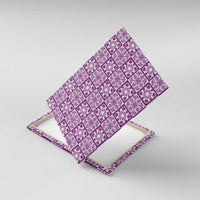 Poni Palaka Quilt Hawaii Canvas Wall Art Hawaiian Tropical Monstera Sea Turtle