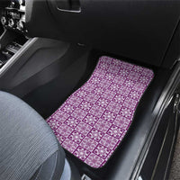 Poni Palaka Quilt Hawaii Car Mats Hawaiian Tropical Monstera Sea Turtle LT14 - Polynesian Pride