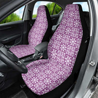Poni Palaka Quilt Hawaii Car Seat Cover Hawaiian Tropical Monstera Sea Turtle