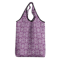 Poni Palaka Quilt Hawaii Grocery Bag Hawaiian Tropical Monstera Sea Turtle LT14 - Polynesian Pride