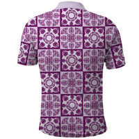 Poni Palaka Quilt Hawaii Polo Shirt Hawaiian Tropical Monstera Sea Turtle