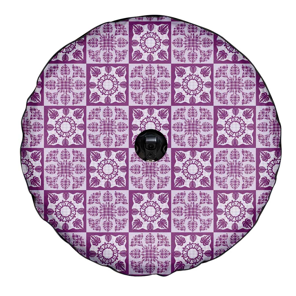 Poni Palaka Quilt Hawaii Spare Tire Cover Hawaiian Tropical Monstera Sea Turtle