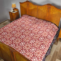 Ulaula Palaka Quilt Hawaii Quilt Hawaiian Tropical Monstera Sea Turtle LT14 - Polynesian Pride