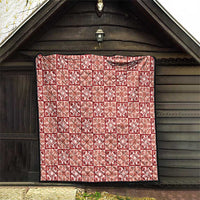 Ulaula Palaka Quilt Hawaii Quilt Hawaiian Tropical Monstera Sea Turtle LT14 - Polynesian Pride