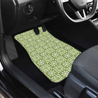 Omaomao Palaka Quilt Hawaii Car Mats Hawaiian Tropical Monstera Sea Turtle