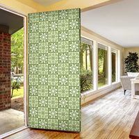 Omaomao Palaka Quilt Hawaii Door Cover Hawaiian Tropical Monstera Sea Turtle LT14 - Polynesian Pride