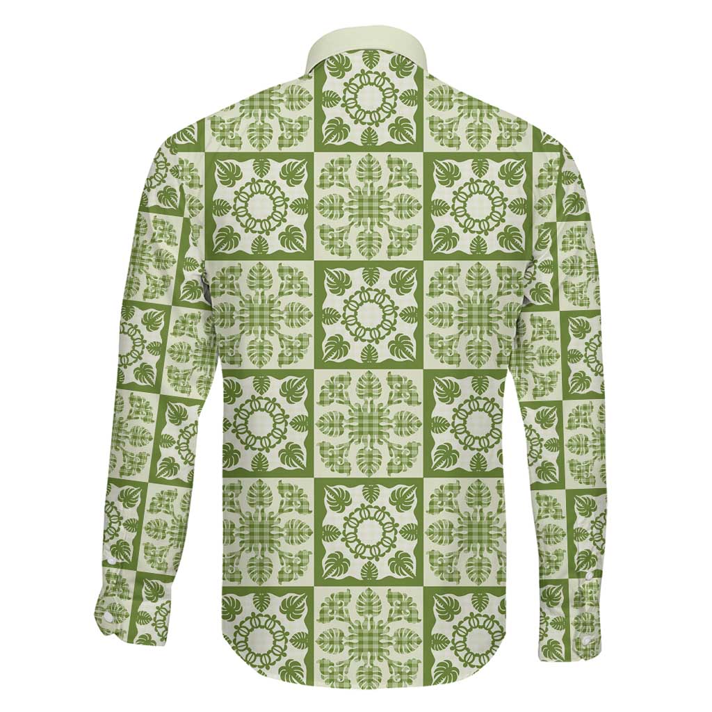 Omaomao Palaka Quilt Hawaii Family Matching Mermaid Dress and Hawaiian Shirt Hawaiian Tropical Monstera Sea Turtle