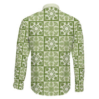 Omaomao Palaka Quilt Hawaii Family Matching Puletasi and Hawaiian Shirt Hawaiian Tropical Monstera Sea Turtle LT14 - Polynesian Pride