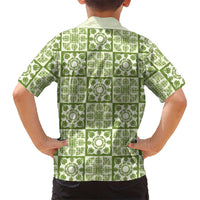Omaomao Palaka Quilt Hawaii Family Matching Short Sleeve Bodycon Dress and Hawaiian Shirt Hawaiian Tropical Monstera Sea Turtle LT14 - Polynesian Pride