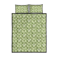 Omaomao Palaka Quilt Hawaii Quilt Bed Set Hawaiian Tropical Monstera Sea Turtle