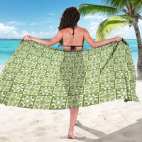Omaomao Palaka Quilt Hawaii Sarong Hawaiian Tropical Monstera Sea Turtle